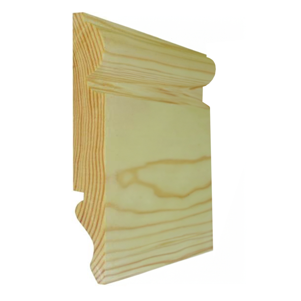 pine skirting board segment