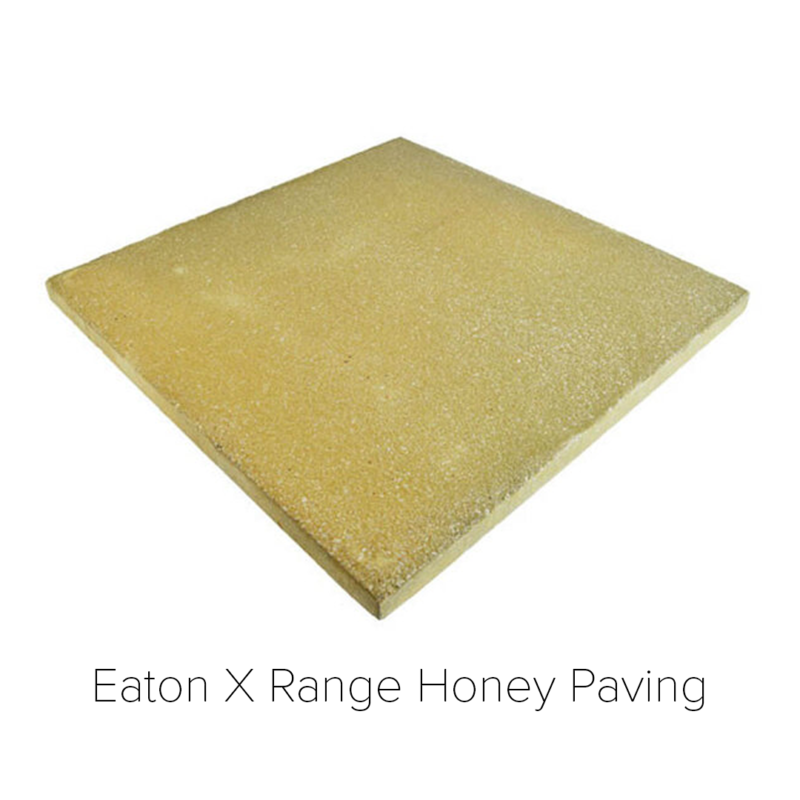 Eaton X Range Honey Paving square beige concrete slab